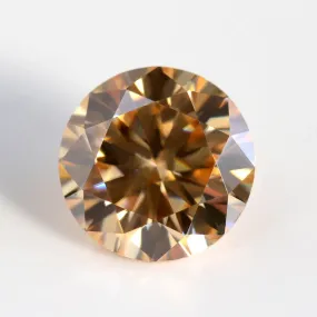 . Light Cognac Moissanite