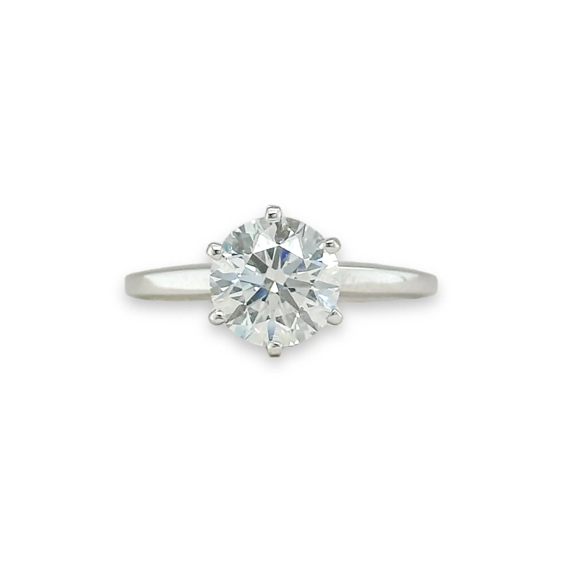 14K W Gold 1.70ct E/VS1 Diamond Ring GIA6291399463