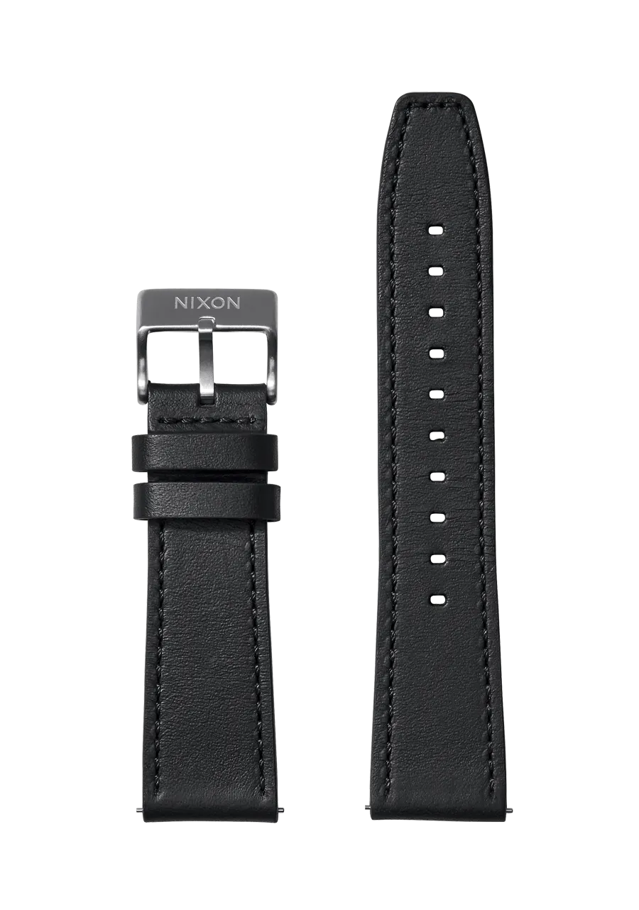 23mm Horween Leather Band - Black