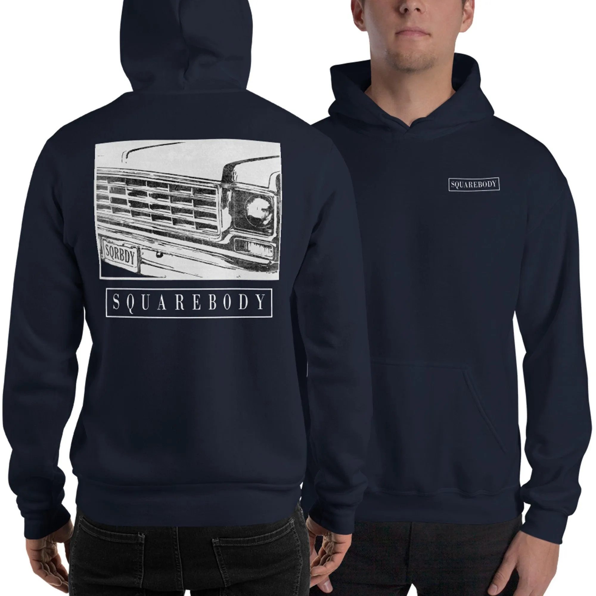 70s Squarebody Hoodie, Classic C10 / K10 Sweatshirt