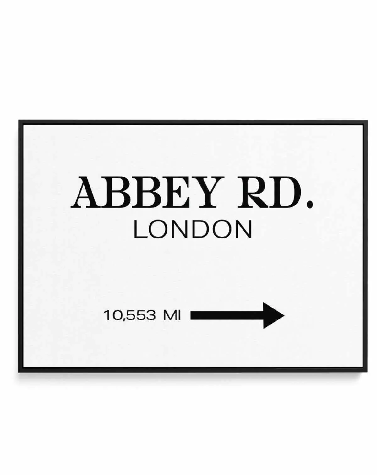 Abbey Road, London | Framed Canvas Art Print