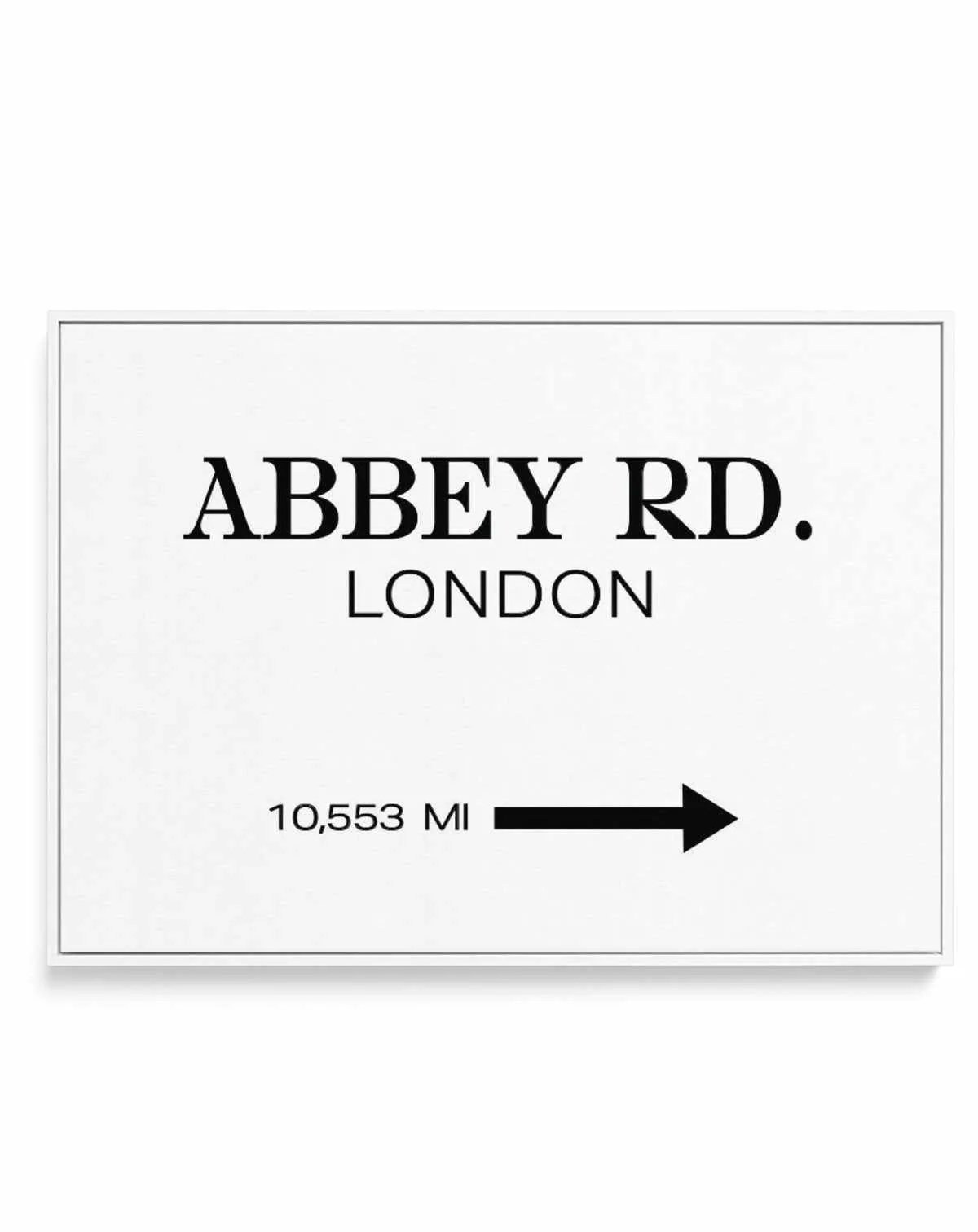 Abbey Road, London | Framed Canvas Art Print