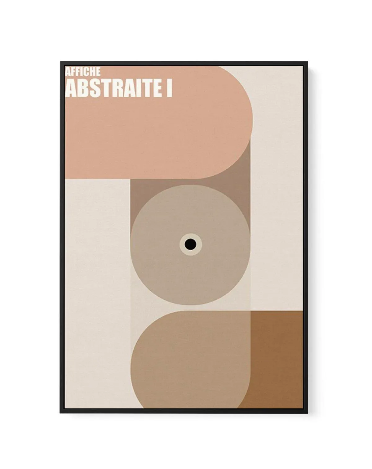 Affiche Abstraite I | Framed Canvas Art Print