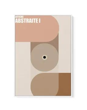 Affiche Abstraite I | Framed Canvas Art Print