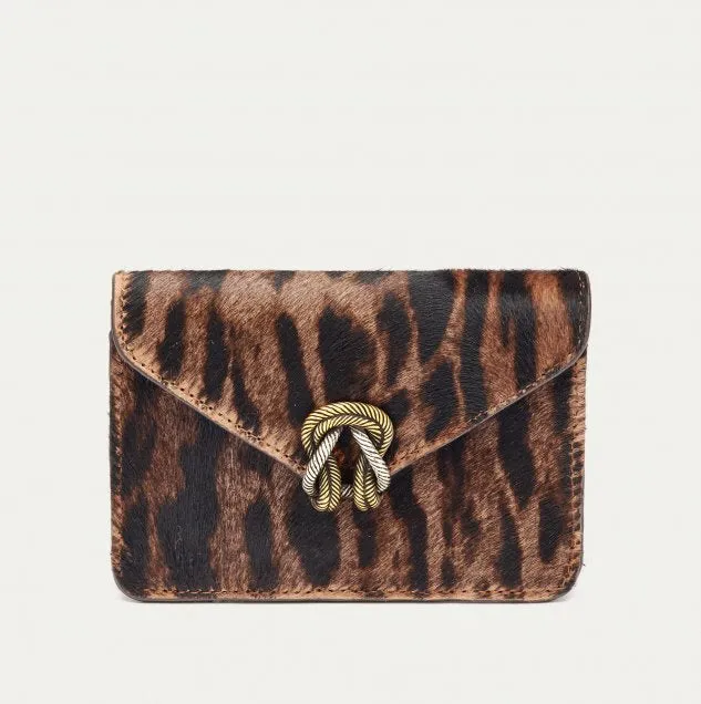 Alex Card Holder Leather Ocelot