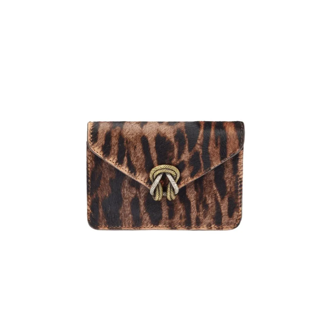 Alex Card Holder Leather Ocelot