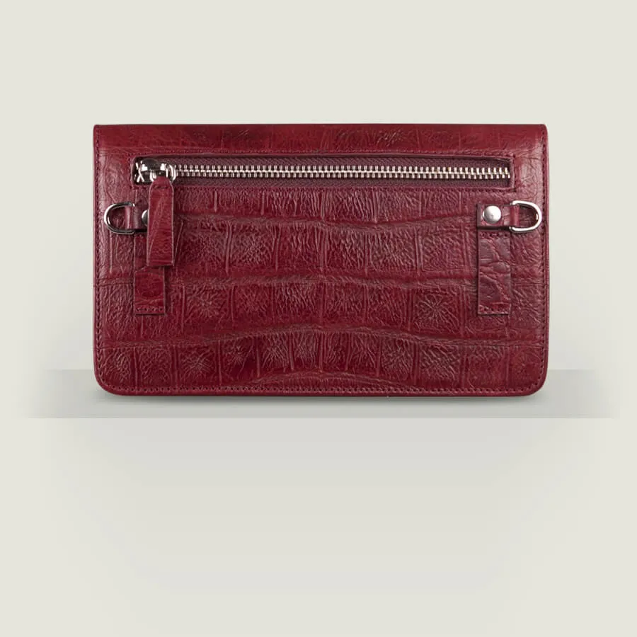 Alma Leather Clutch