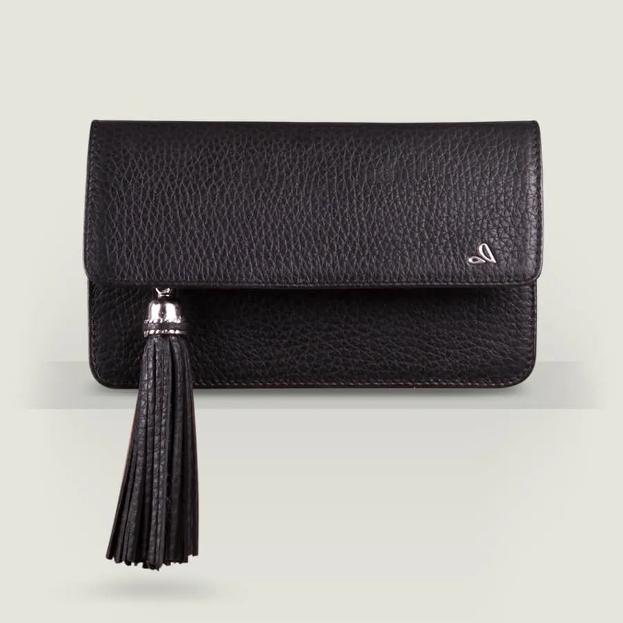 Alma Leather Clutch