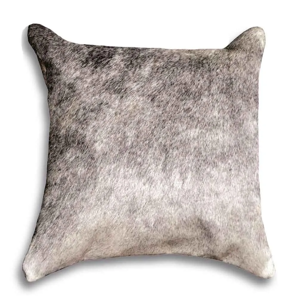 Aspen Grey Cowhide Pillow Covers