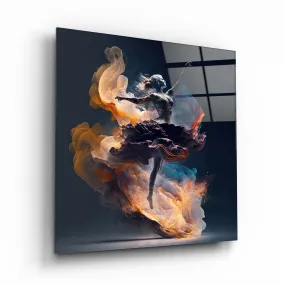 Ballerina Glass Wall Art 2