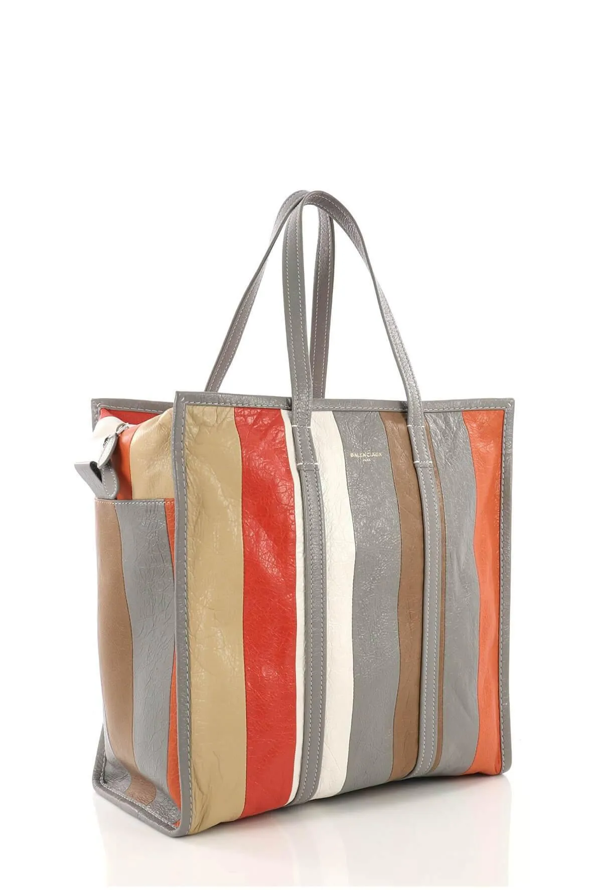 Bazar Shopper M Grey Stripes