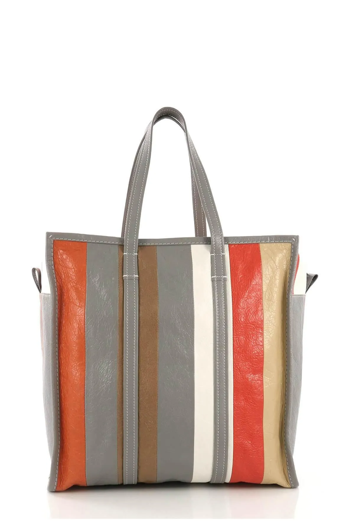 Bazar Shopper M Grey Stripes