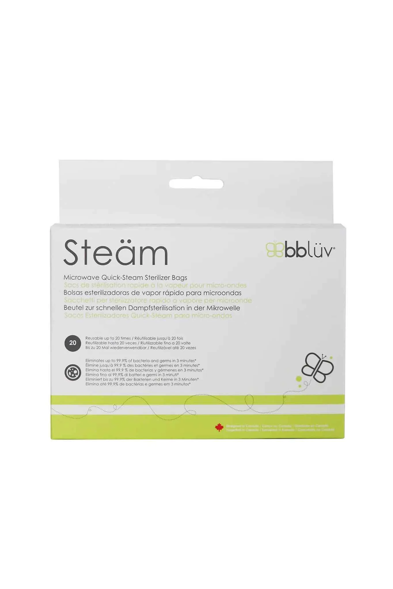 bbluv Steam Microwave Quick-Steam Sterilizer Bags