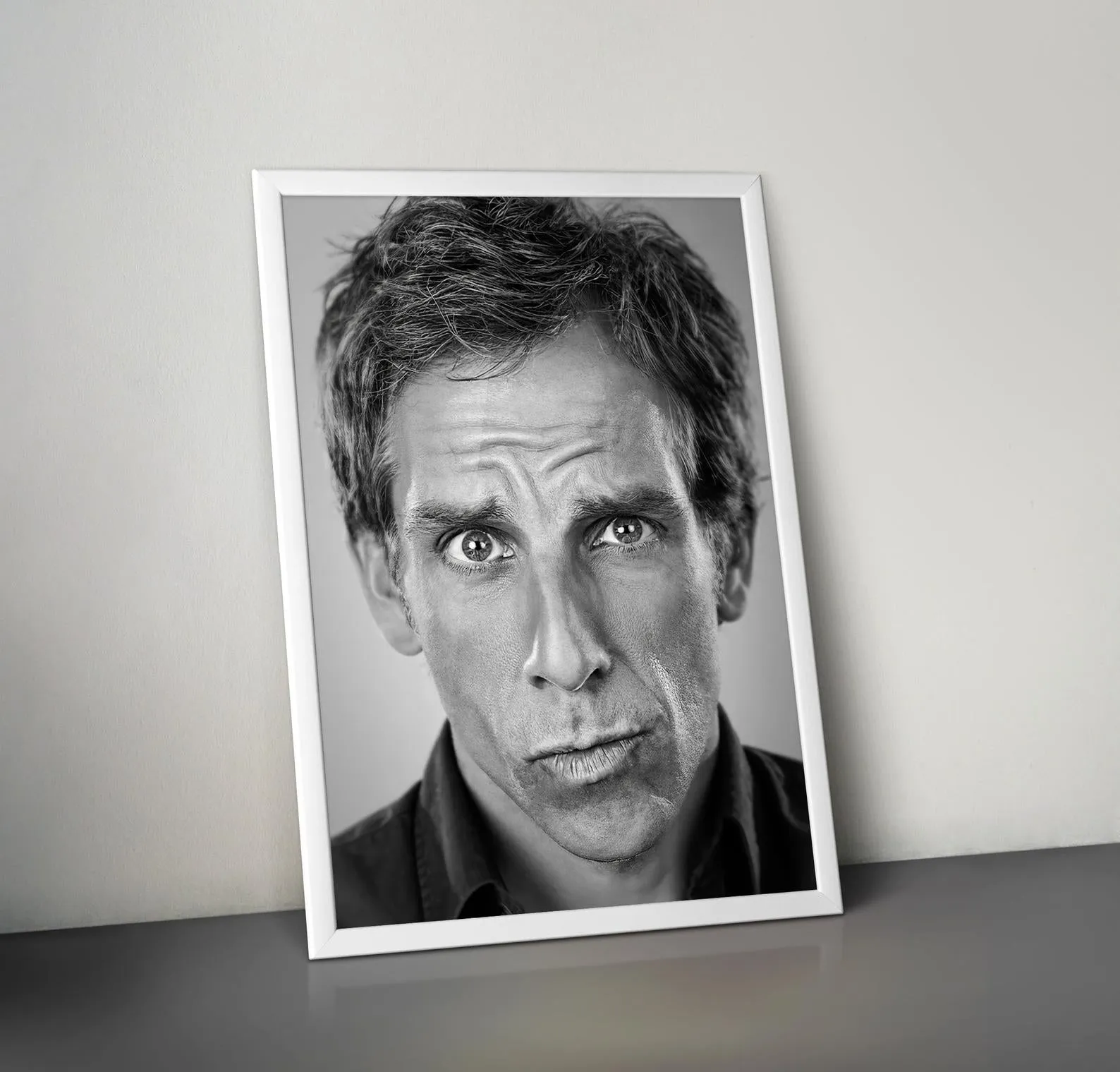 Ben Stiller Poster, Movie Art, Zoolander Poster, Dodgeball Print, Custom Poster, Canvas Poster, Rolled Canvas, Home Decoration, Wall Art