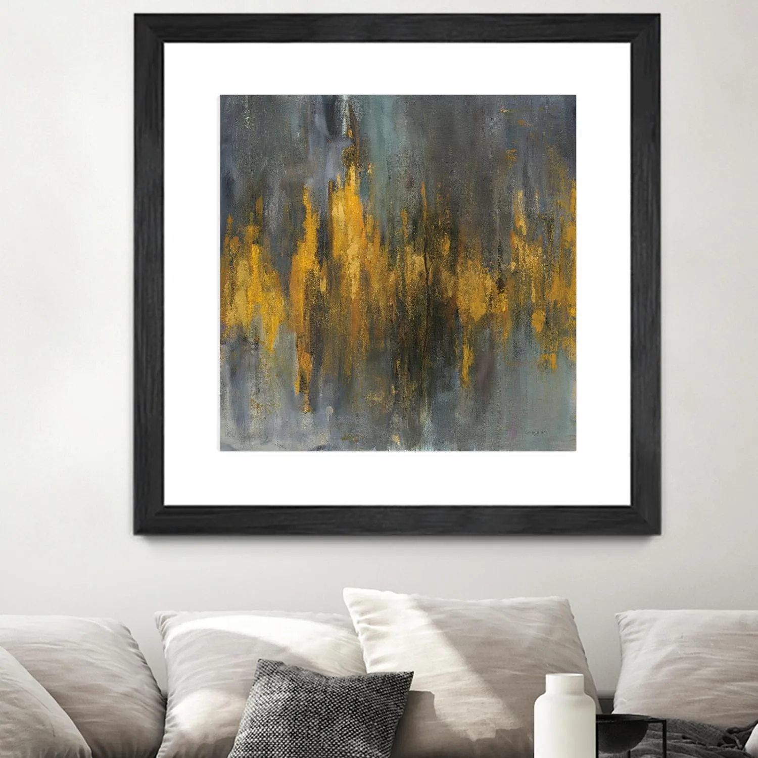 Black and Gold Abstract