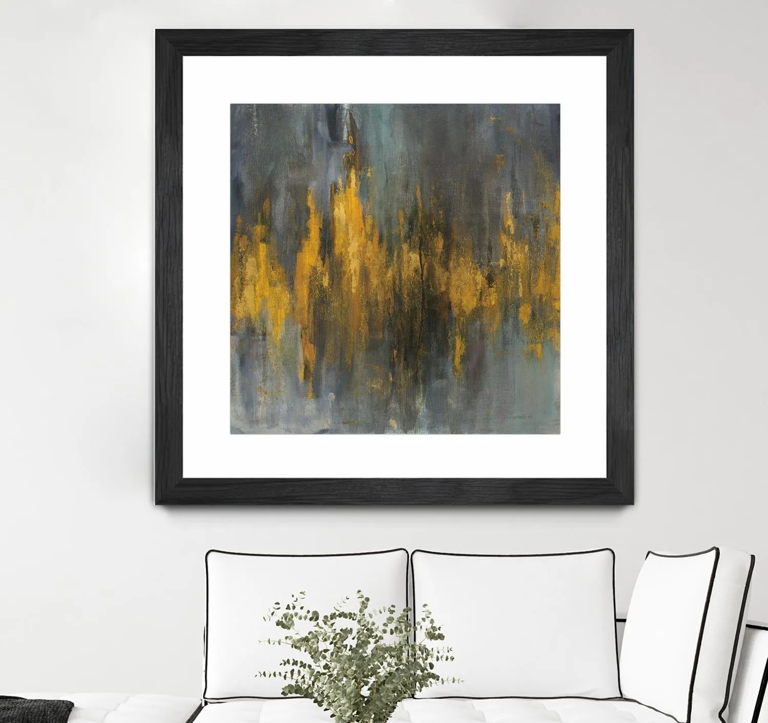 Black and Gold Abstract