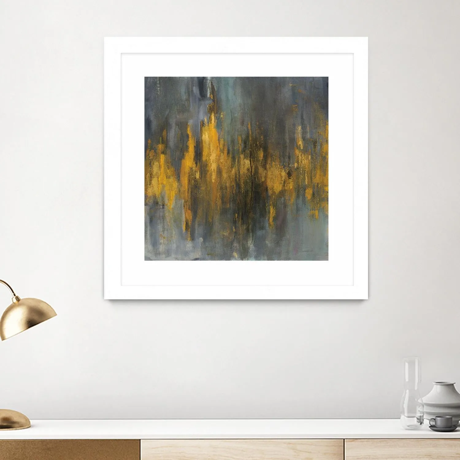 Black and Gold Abstract