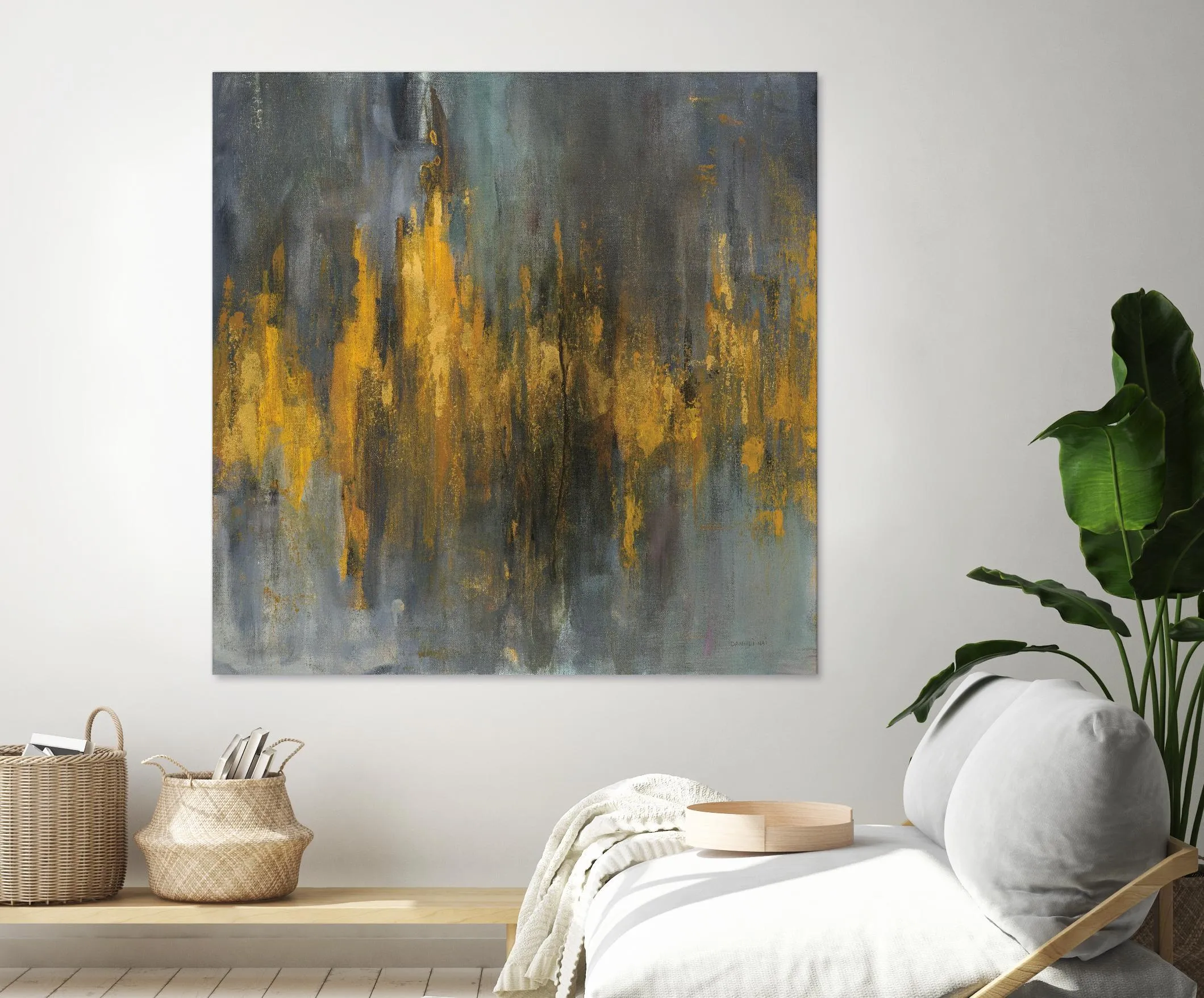 Black and Gold Abstract