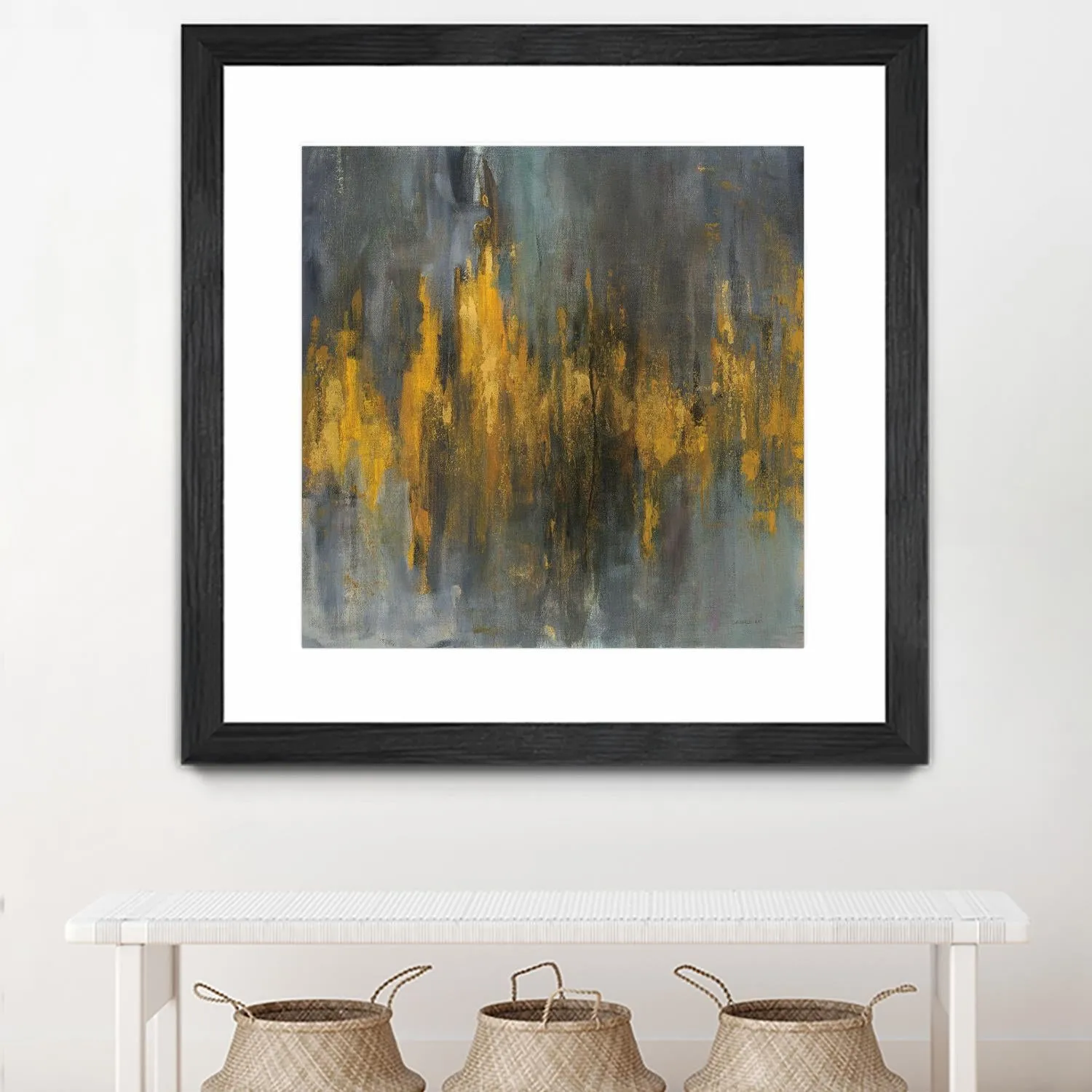 Black and Gold Abstract