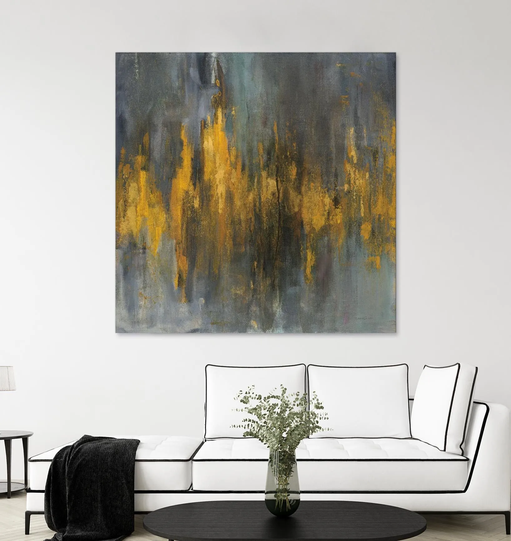 Black and Gold Abstract