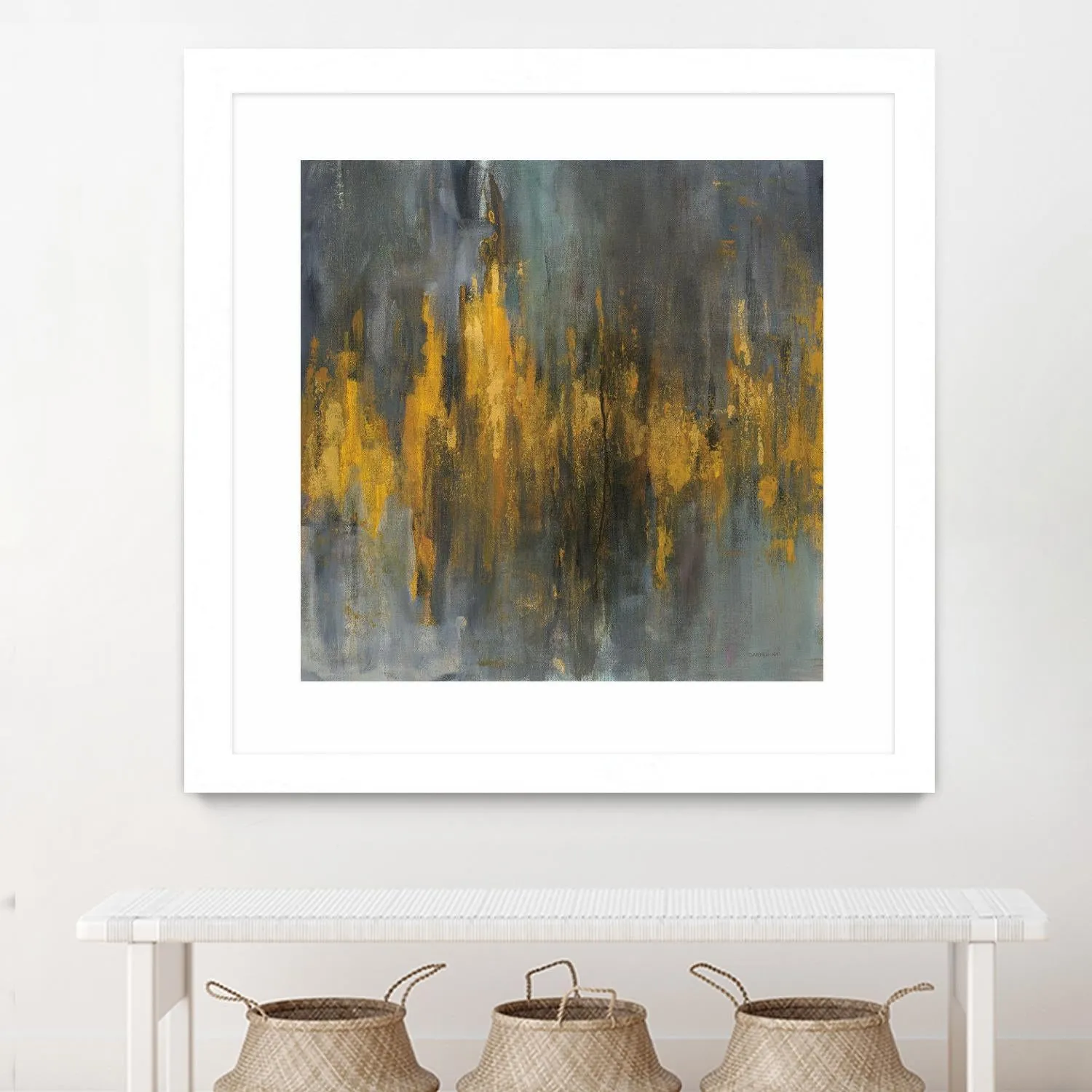 Black and Gold Abstract