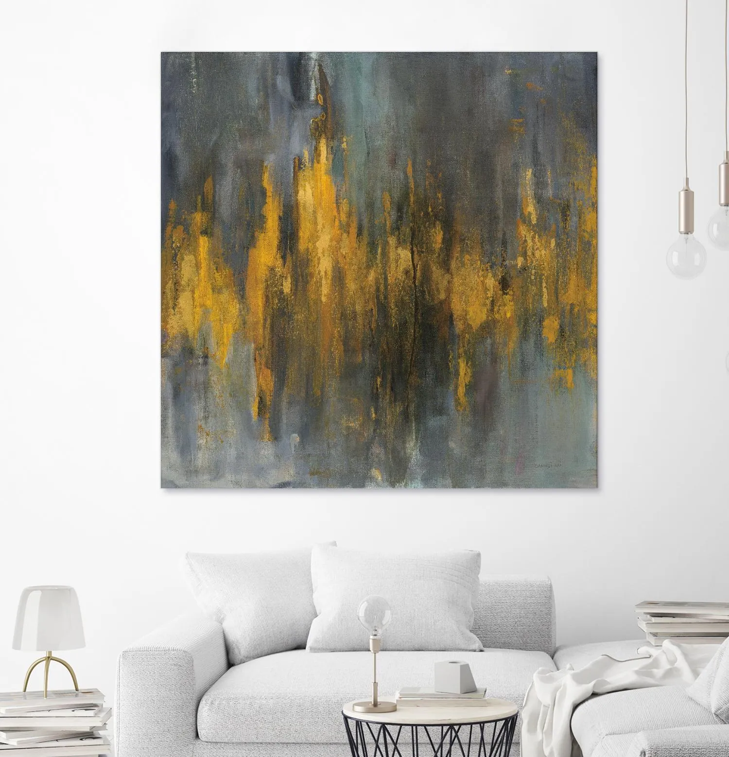 Black and Gold Abstract