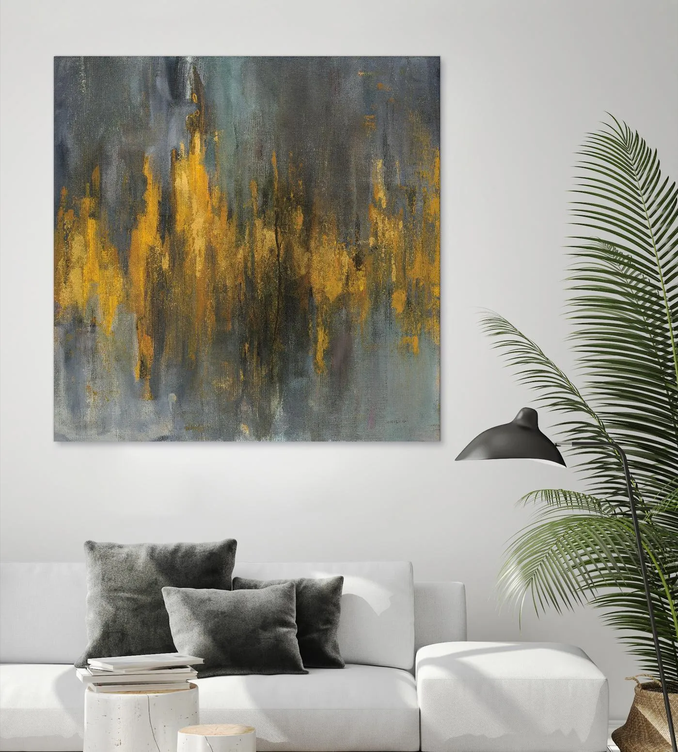 Black and Gold Abstract