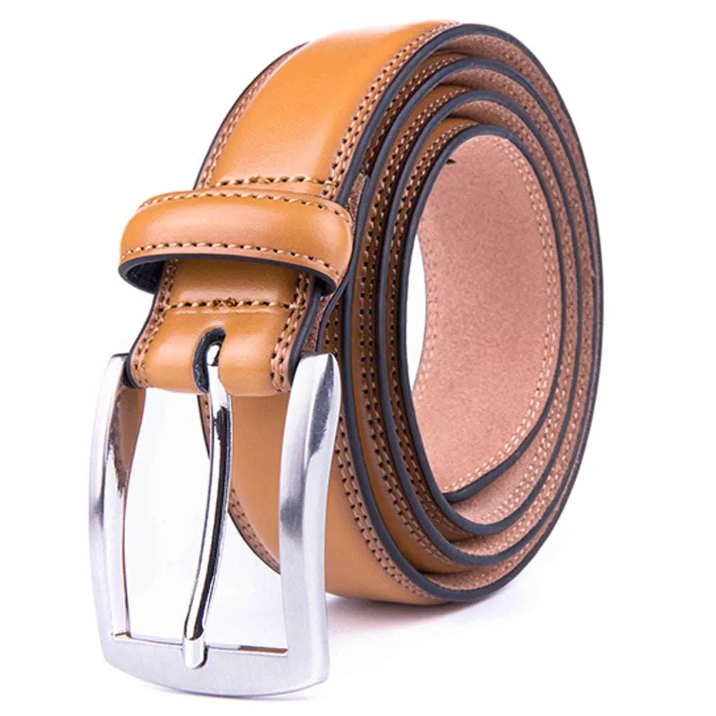 Braveman Men's Classic Genuine Leather Dress Belt