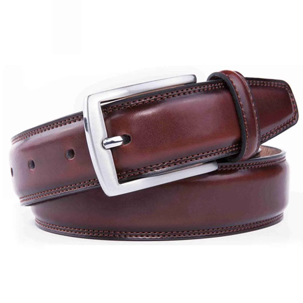 Braveman Men's Classic Genuine Leather Dress Belt