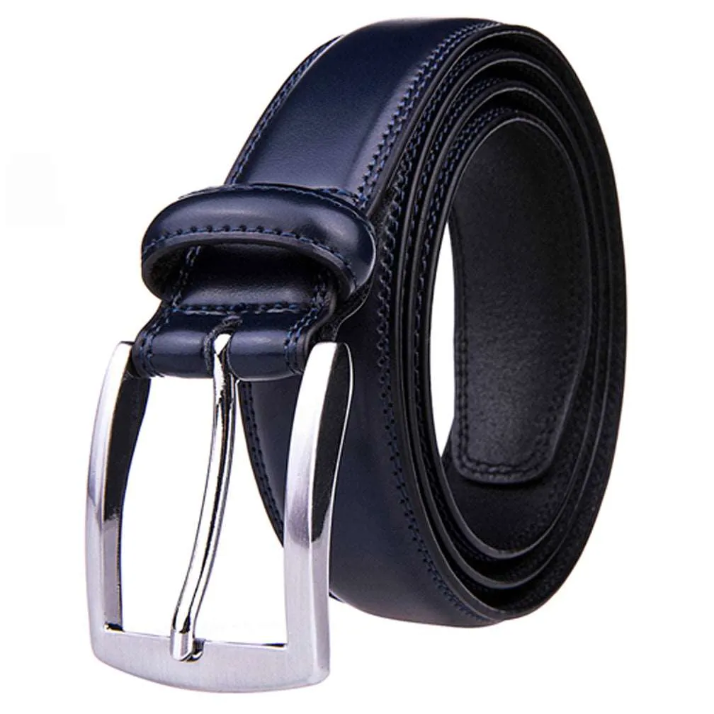 Braveman Men's Classic Genuine Leather Dress Belt