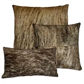 Brindle Birch Cowhide Throw Pillows