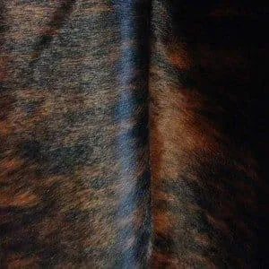 Brindle Mahogany Cowhide