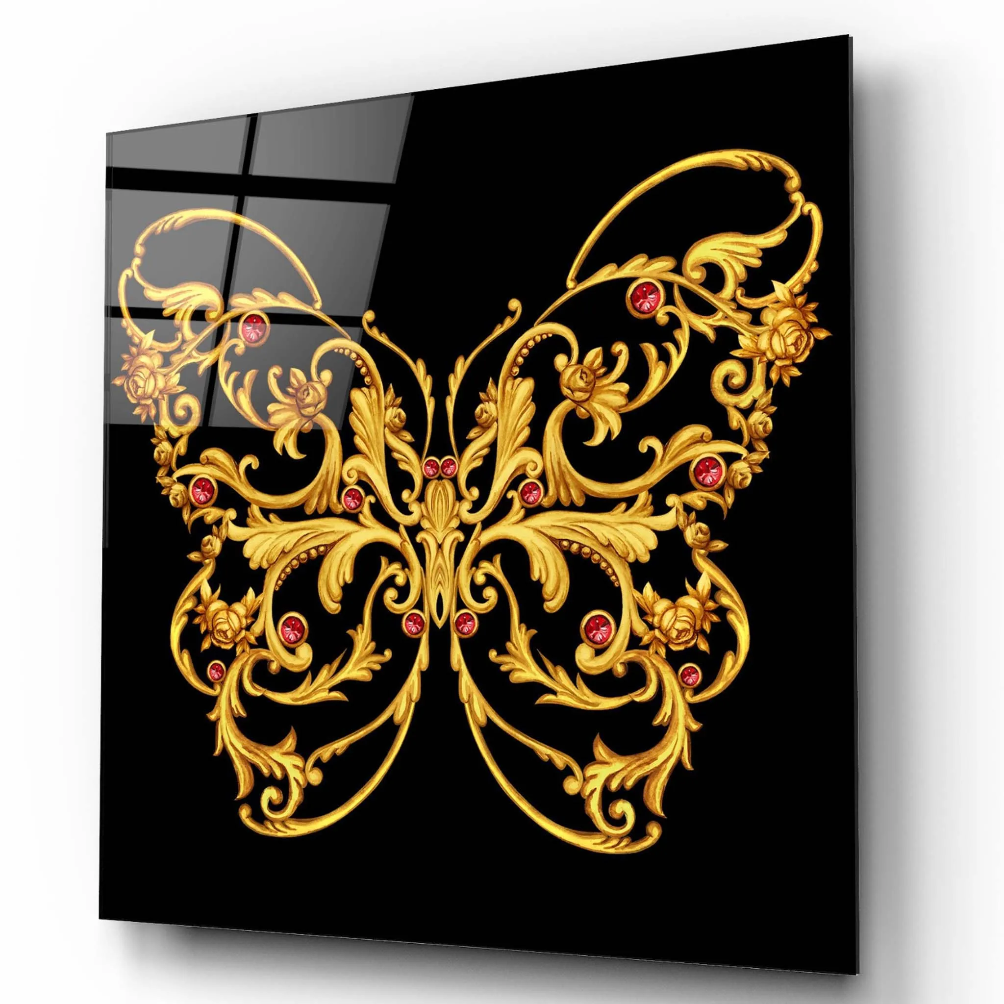 Butterfly Glass Wall Art 5