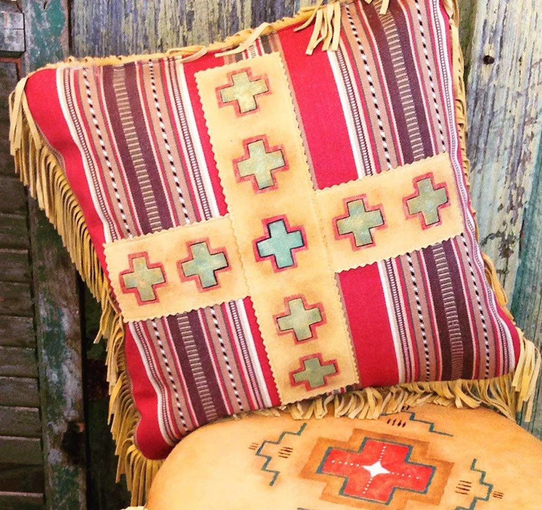 Cayuse Serape Throw Pillow