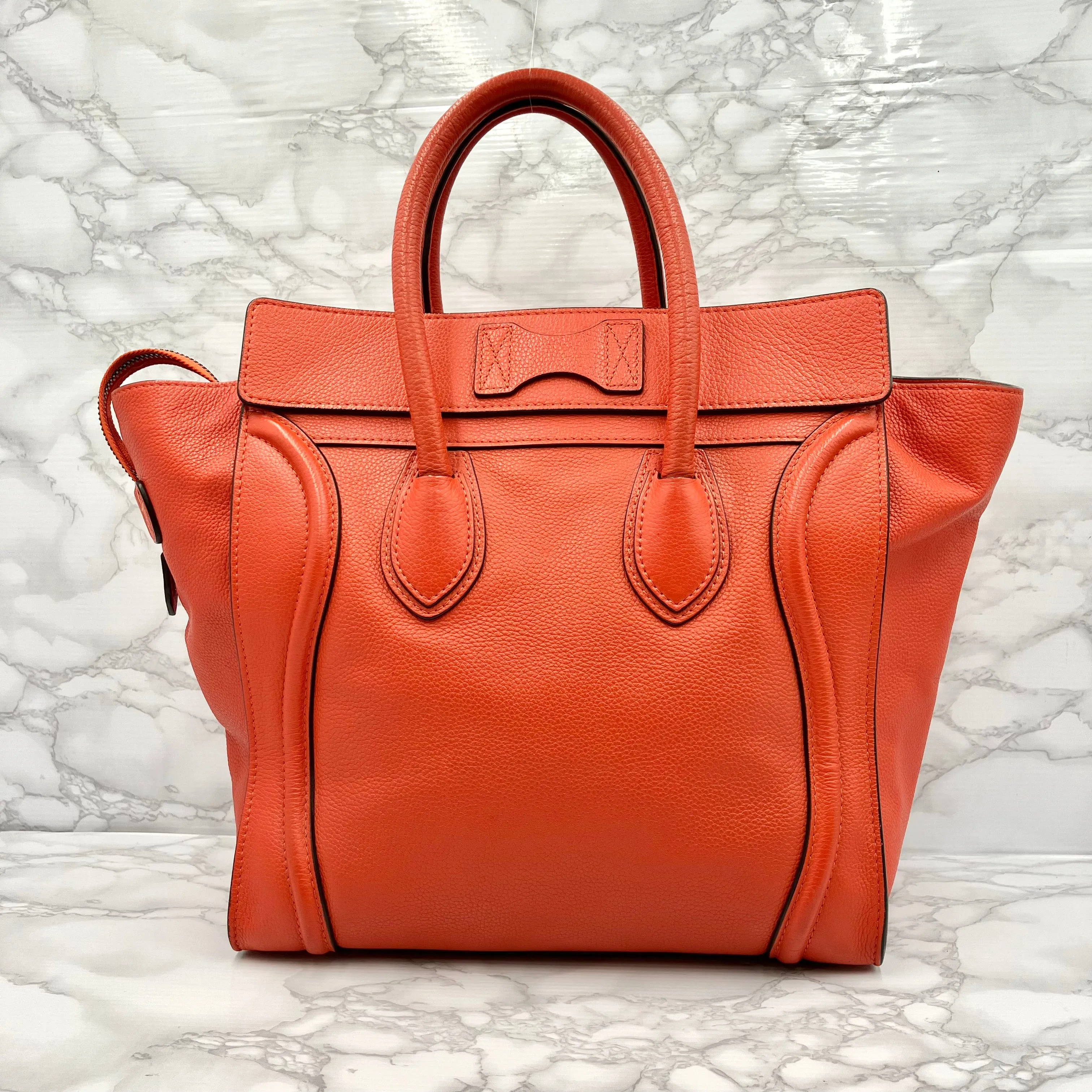 CELINE Luggage mini shopper