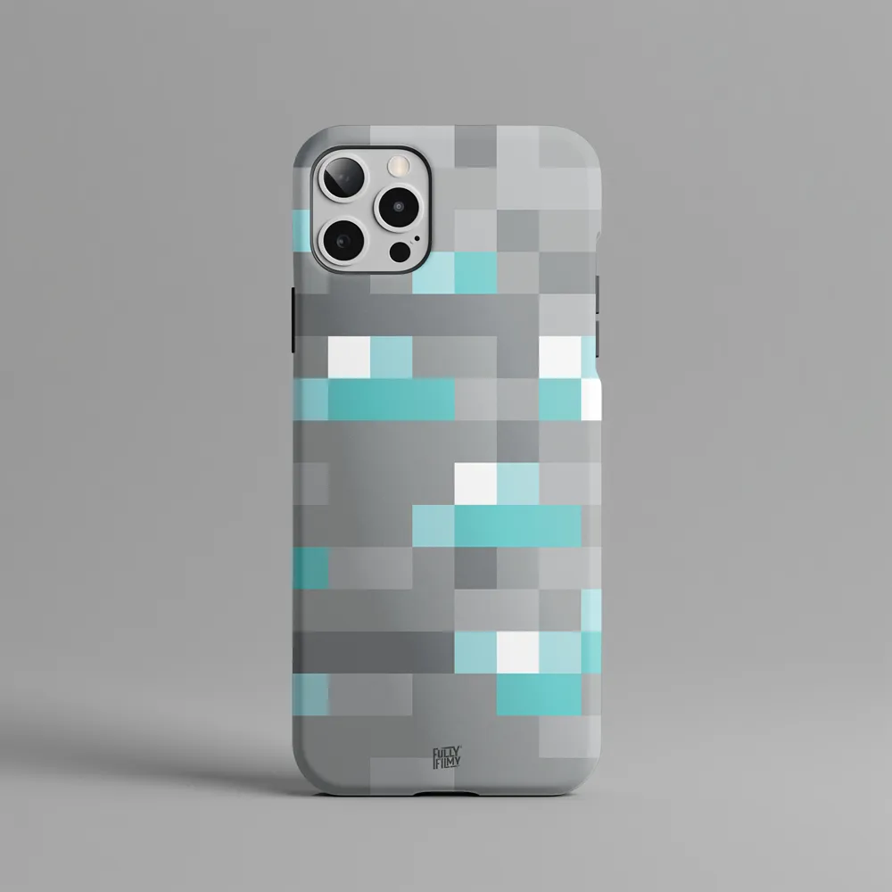 Diamond Block Pattern | Hard Phone Case