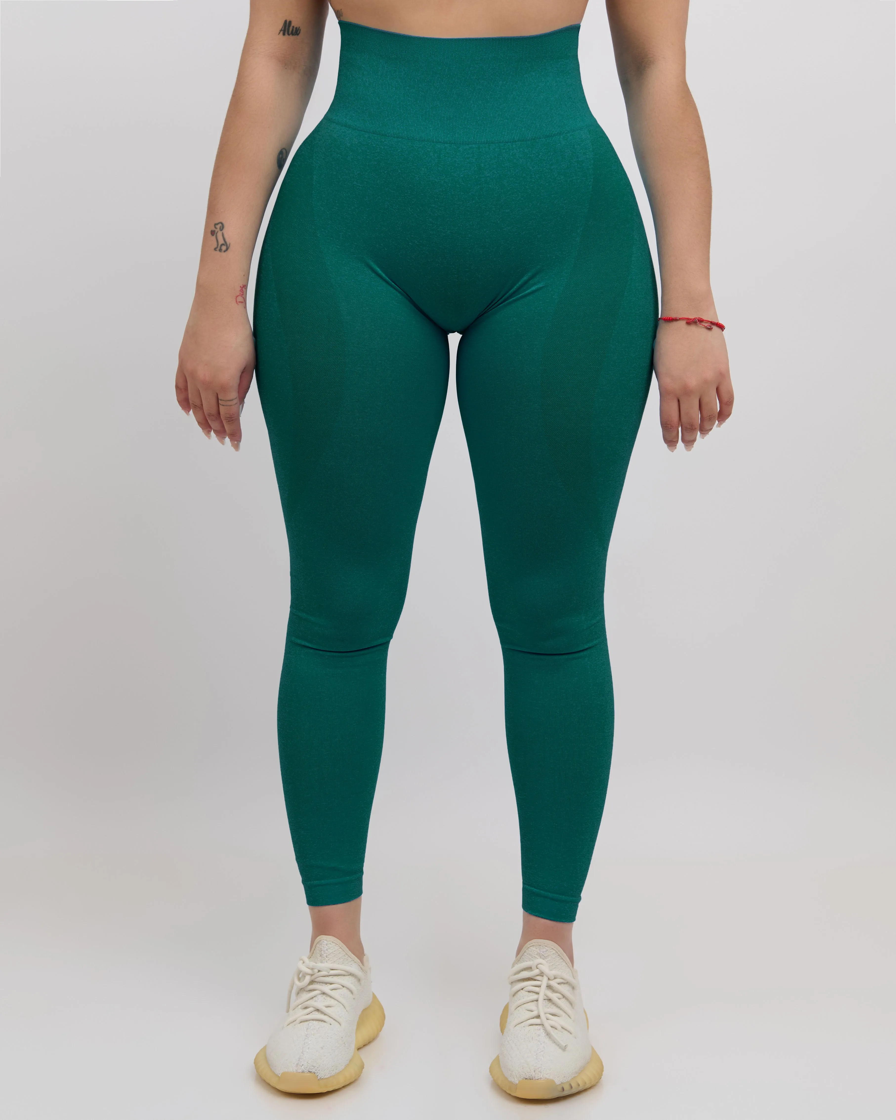 Fiorela Curve Leggings - Hunter Green