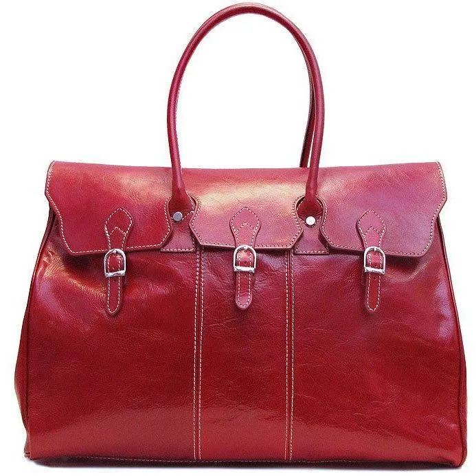 Floto Leather Lugano Duffle