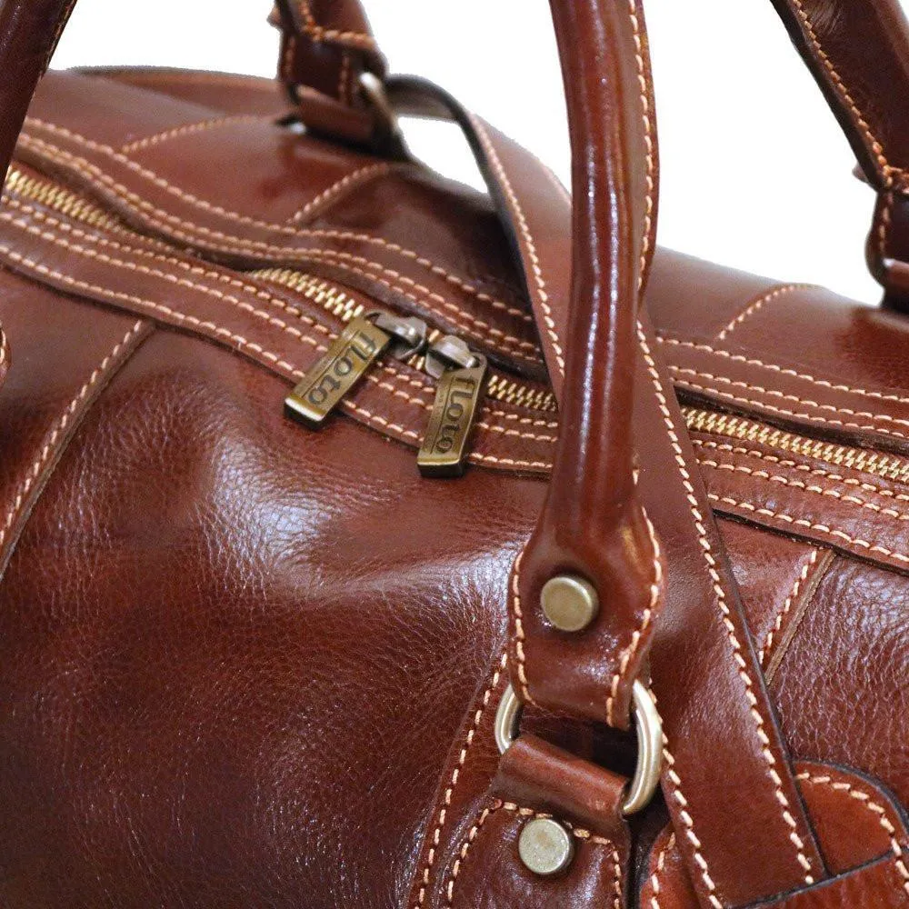 Floto Leather Milano Duffle