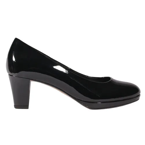 Gabor Dressy Heeled Pumps - 61.260 - Black Patent