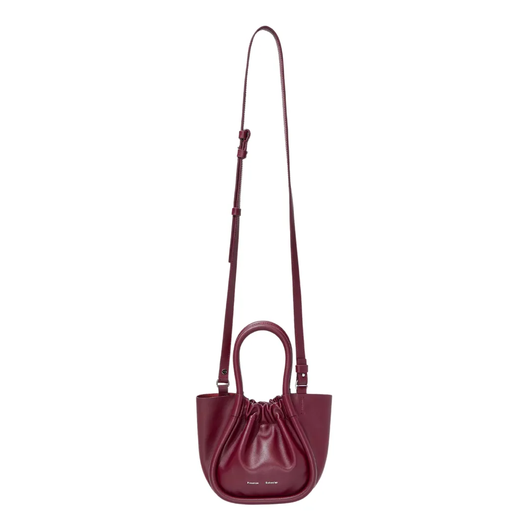 Garnet Extra Small Ruched Tote