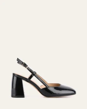 GLORIA HIGH HEELS BLACK PATENT