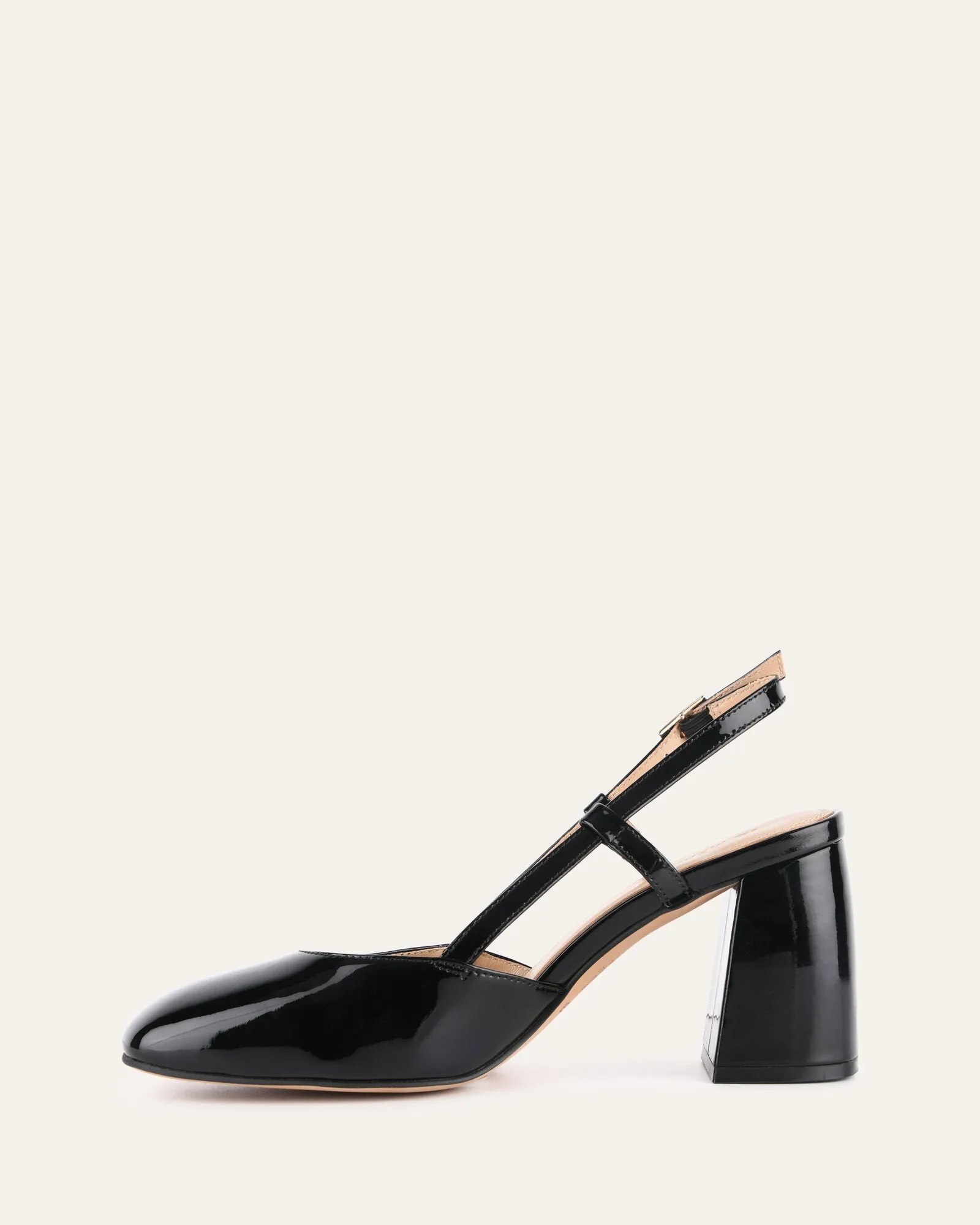 GLORIA HIGH HEELS BLACK PATENT