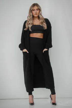 GRETCHEN CARDIGAN [BLACK]