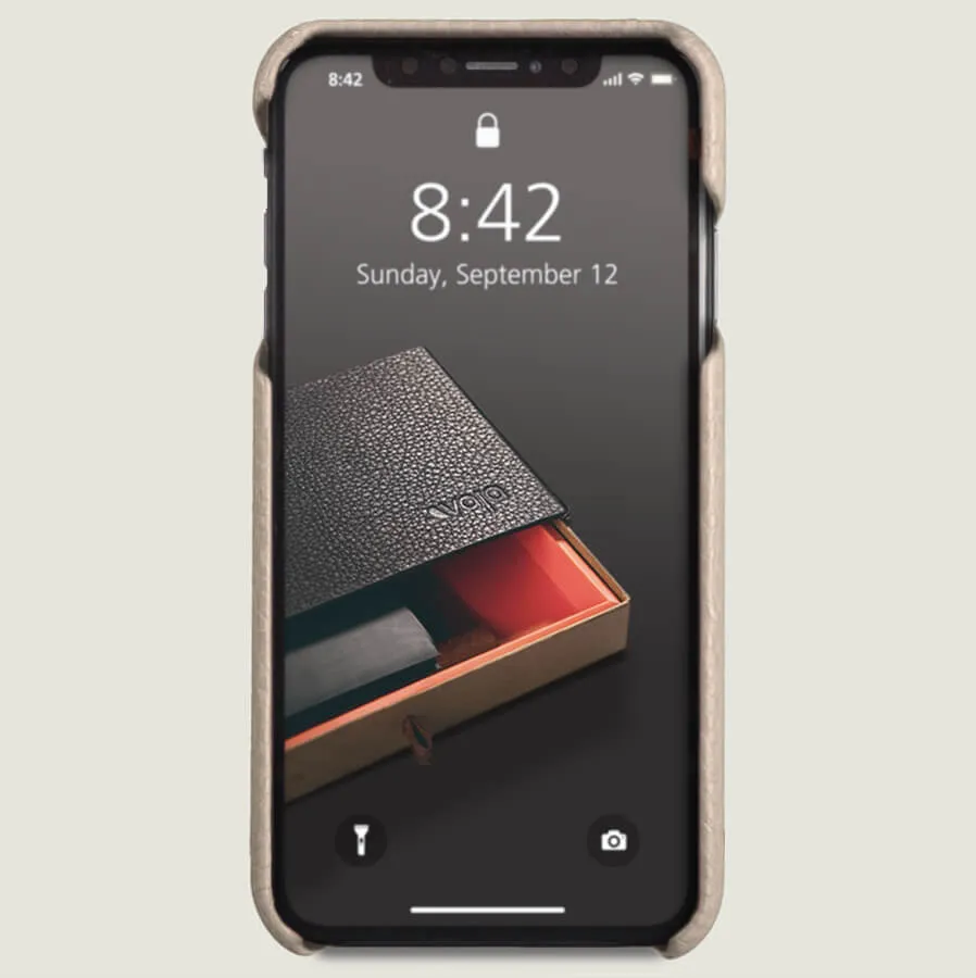 Grip - iPhone Xs Max Leather Case