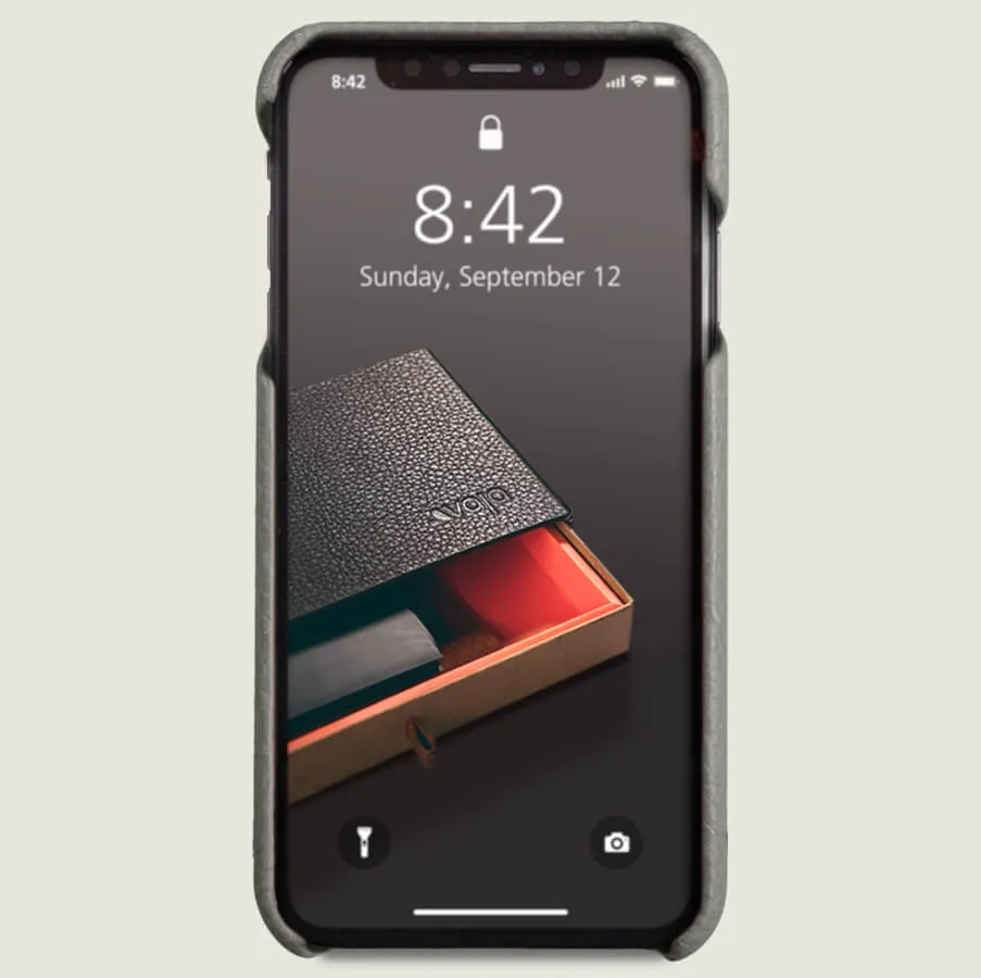 Grip - iPhone Xs Max Leather Case