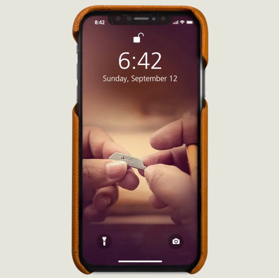 Grip - iPhone Xs Max Leather Case