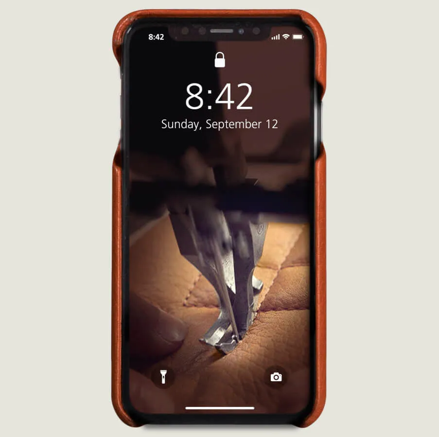 Grip - iPhone Xs Max Leather Case