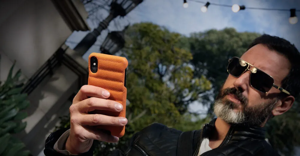 Grip Rider - iPhone X / iPhone Xs Leather Case