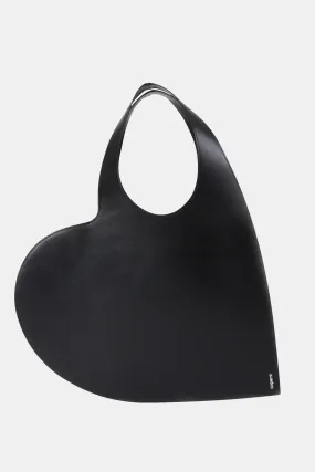 Heart Tote Bag in Black